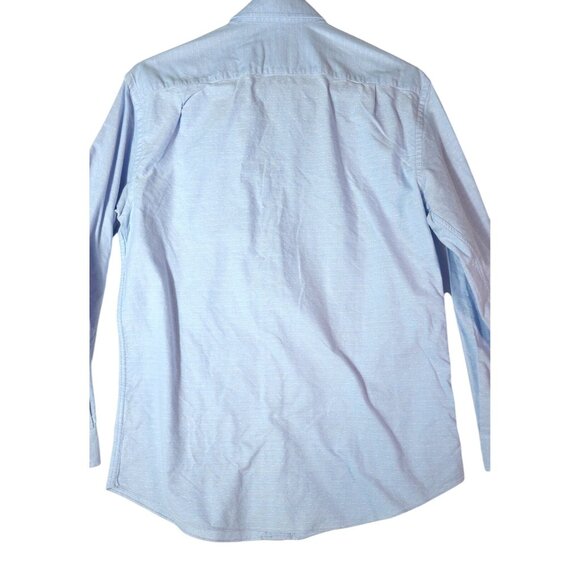Ben Sherman Long Sleeve Men's Shirt Size 16 32/33 Light Blue - Picture 2 of 6